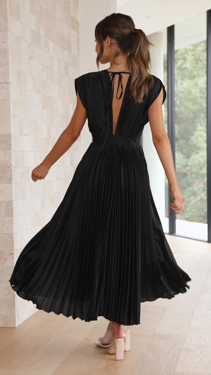 Maria | Elegantes & Raffiniertes Plisseekleid