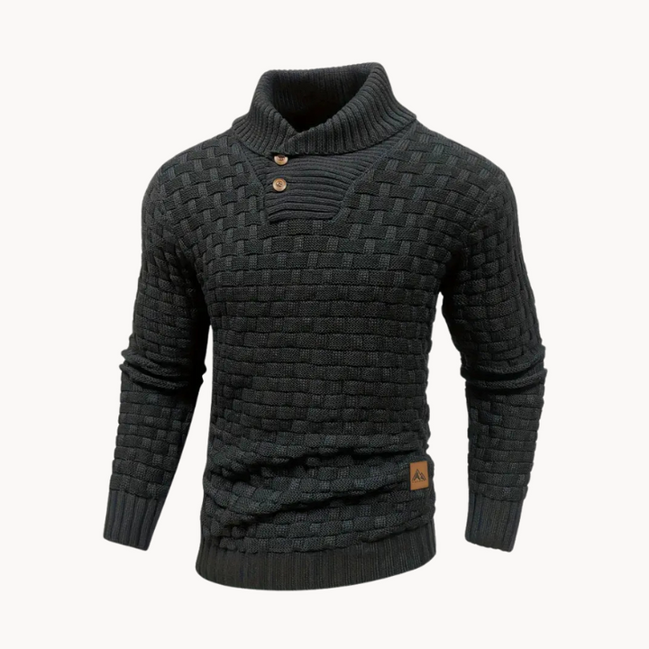 Mark | Elegantes gewebtes Design Herrenstrickpullover