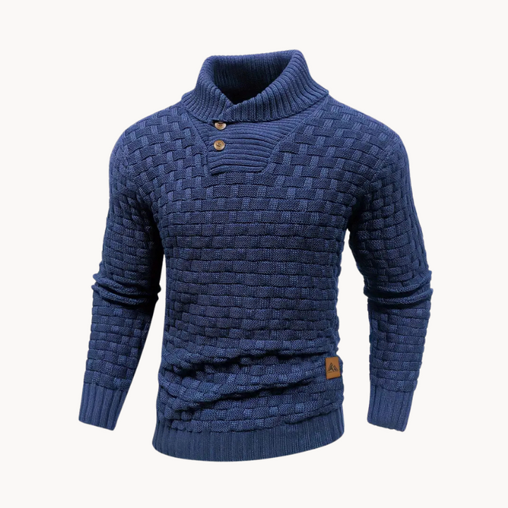 Mark | Elegantes gewebtes Design Herrenstrickpullover