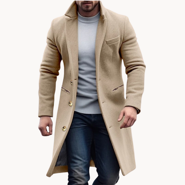 Damien | Elegante Vielseitigkeit Trenchcoat für Herren