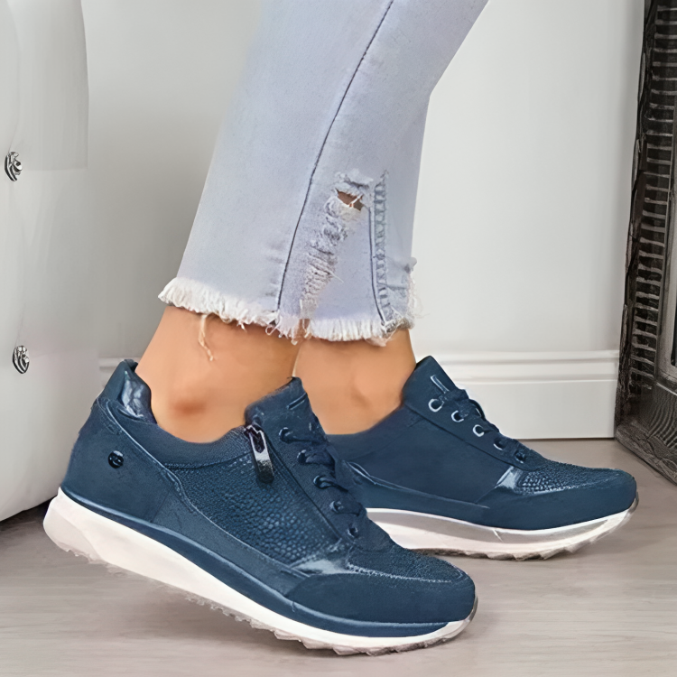 Yulia | Advanced Comfort & Support Zip Up Sneakers für Frauen