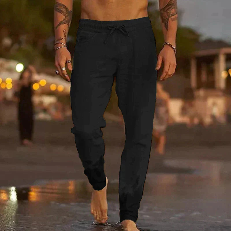 Cody | Zeitlose Leinenhose im leichten Stil für Herren