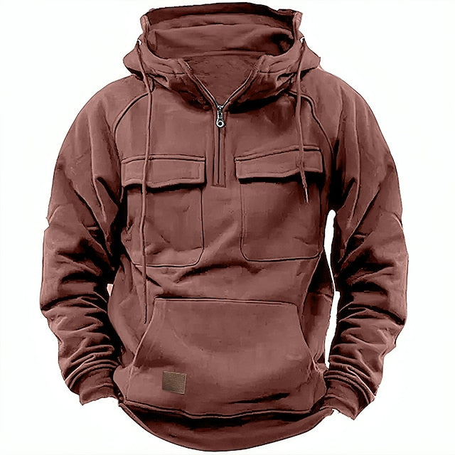 Gaspard | Bequeme Zip-Up Herren-Kapuzenjacke