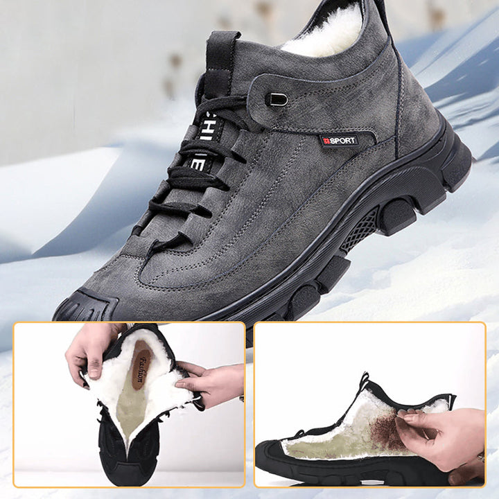 David - Herren-Winter-Sneakers mit Kunstfell-Futter