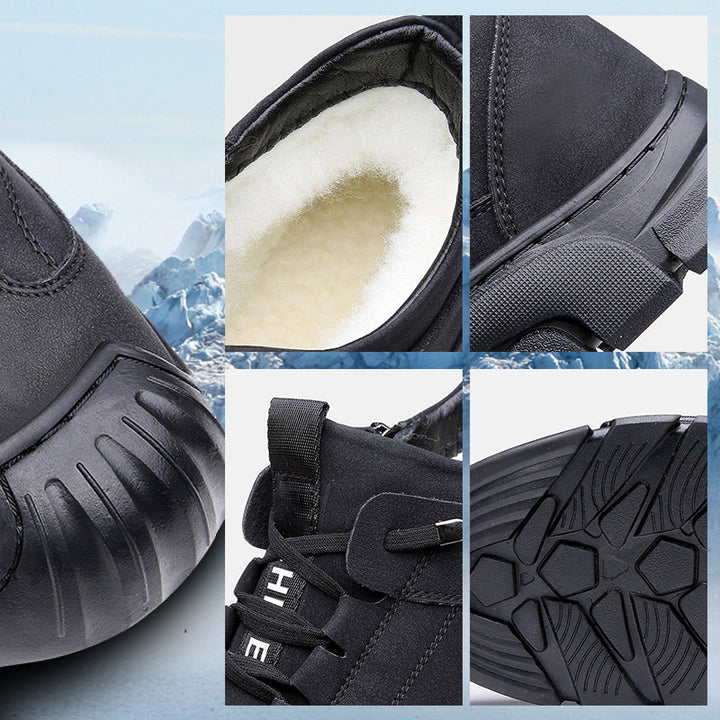 David - Herren-Winter-Sneakers mit Kunstfell-Futter