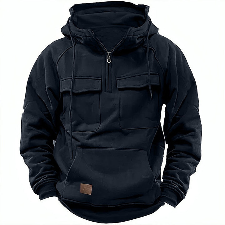 Gaspard | Bequeme Zip-Up Herren-Kapuzenjacke